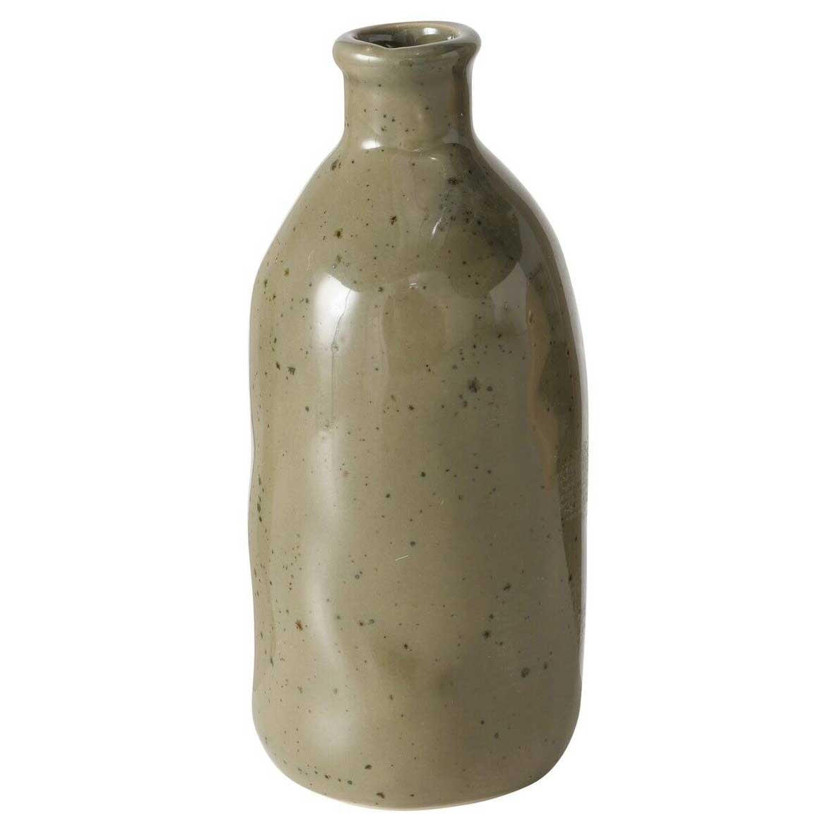 VASE Mylana 15 cm - Grün, Keramik (15cm) - Boltze Home