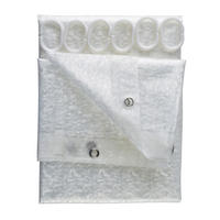 DUSCHVORHANG Zac Weiß 29/20/2.5 cm Textilien - Weiß, Textil (20/29cm) - Mondex