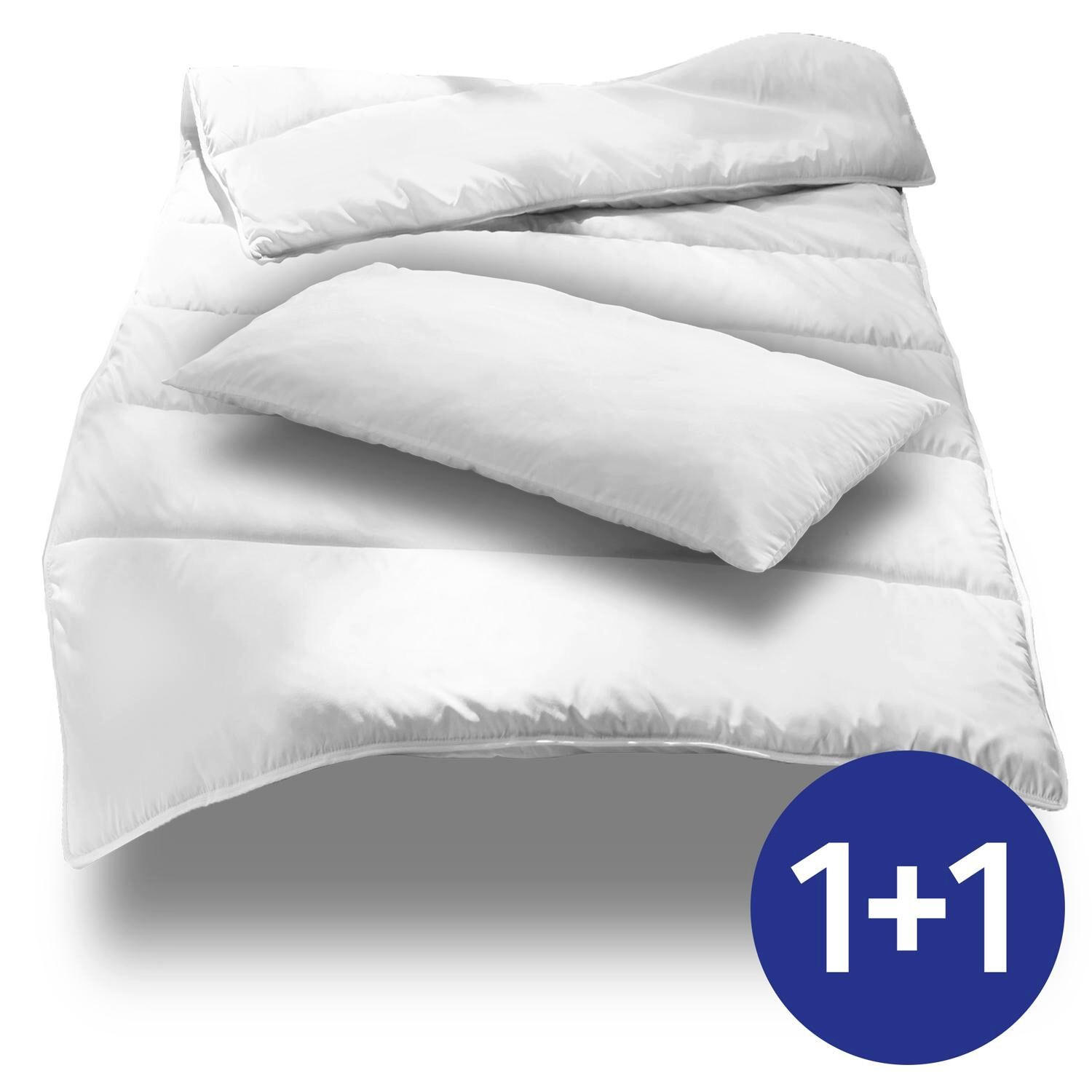 CloudComfort Bettdecke Weiß 155x220 cm