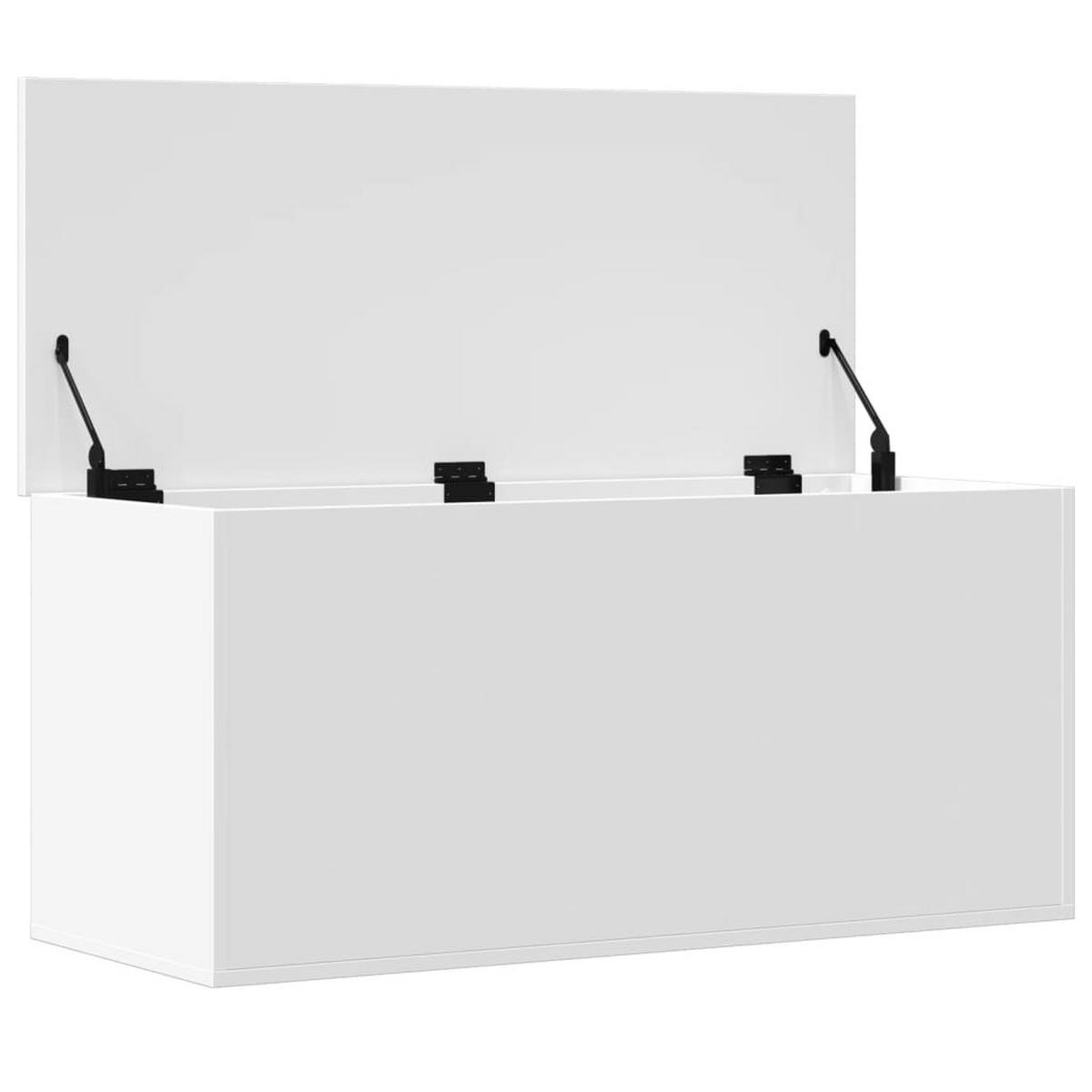 TRUHE Weiss 100/42/46 Cm Holzwerkstoff - Weiß, Holzwerkstoff (42/46/100cm) - vidaXL