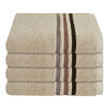 HANDTUCHSET Skyline Color - 4-teilig - 50 x 100 cm - Sand - Sandfarben, Textil (50/100cm) - SCHIESSER