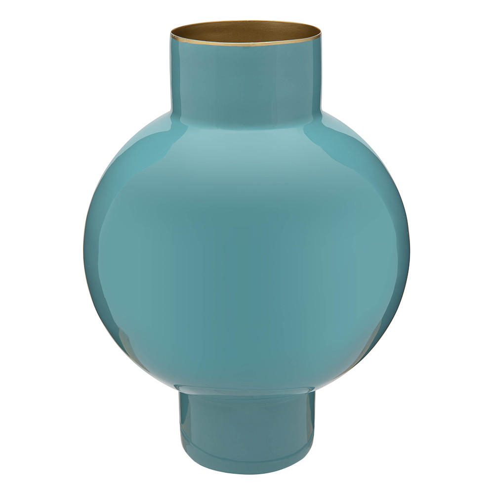 VASE Metal small sea grün 18x24 cm - Hellgrün, Metall (24cm) - Pip Studio
