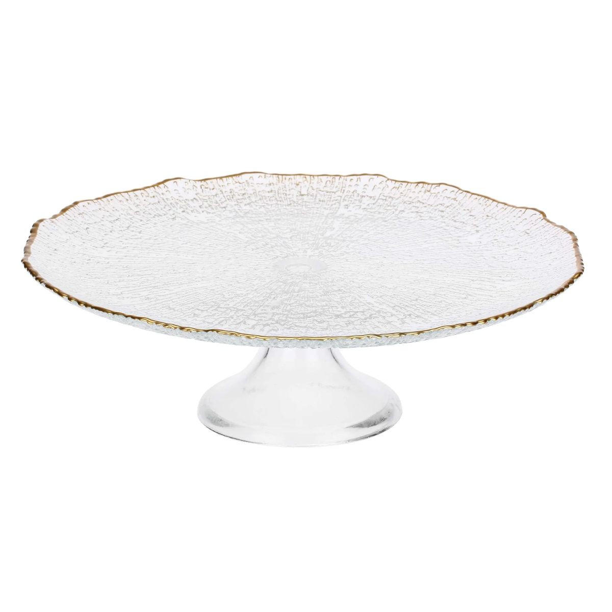 TORTENPLATTE auf Fuß Maesta 33 x 11,5 cm - Multicolor, Keramik (33/11.5/33cm)