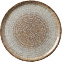 KRETISCHE Porzellan-Pizzateller, 31 cm Durchmesser - 6er-Set - Braun/Grau, Keramik (31/31/1.7cm) - Hendi