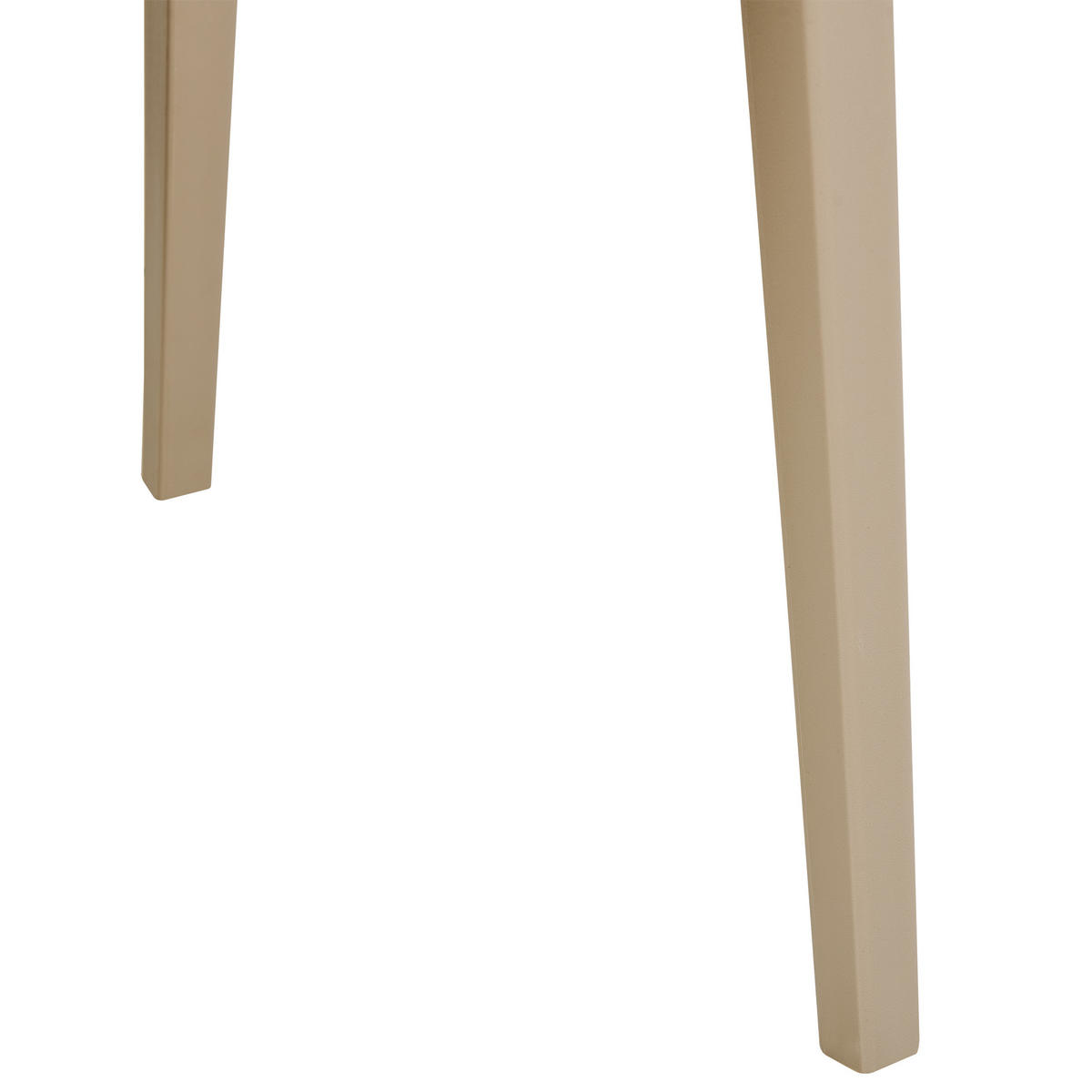 ESSZIMMERSTUHL 2er-Set Kunststoff Beige Somers - Beige, Kunststoff (48/77/51cm) - Beliani