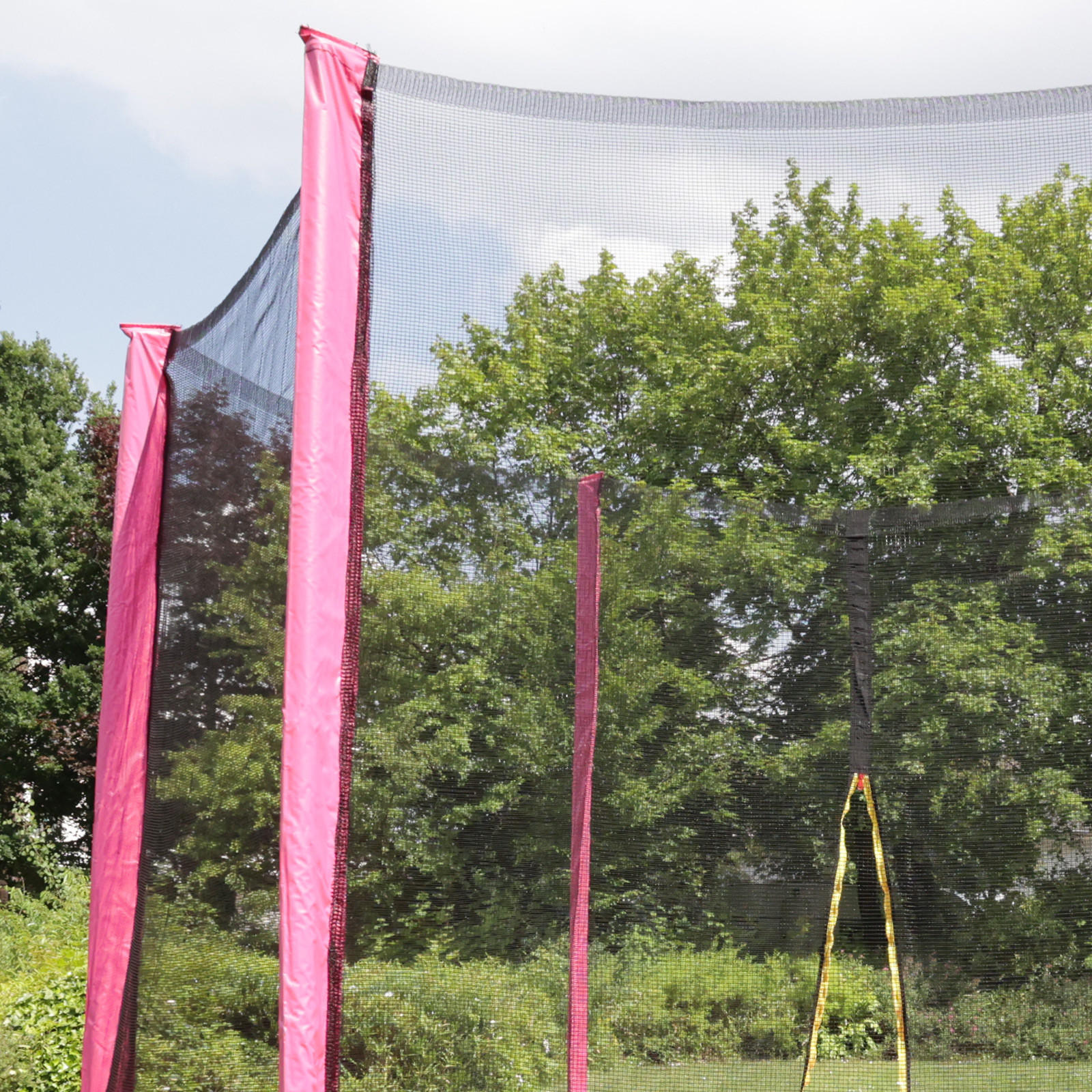 SICHERHEITSNETZ Trampolin 305 cm Pink - Pink, Kunststoff (305/305cm) - JAWINIO