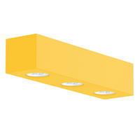 DECKENLEUCHTE - Gelb, Metall (10/30/7cm) - Lumicom