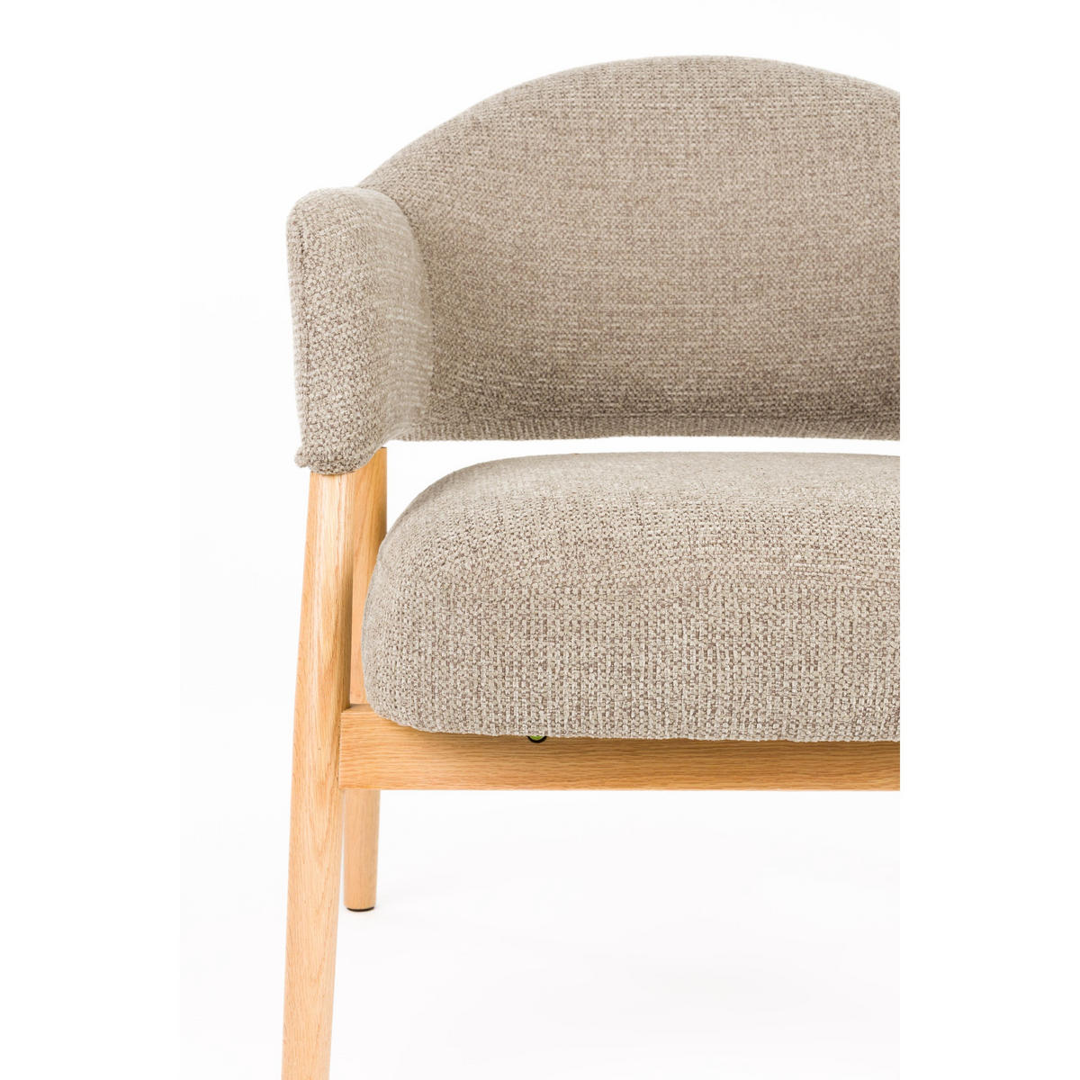 SESSEL Indy Dunkelbraun/ Beige - Braun, Textil (64/76.5/66.5cm) - Housecraft Living