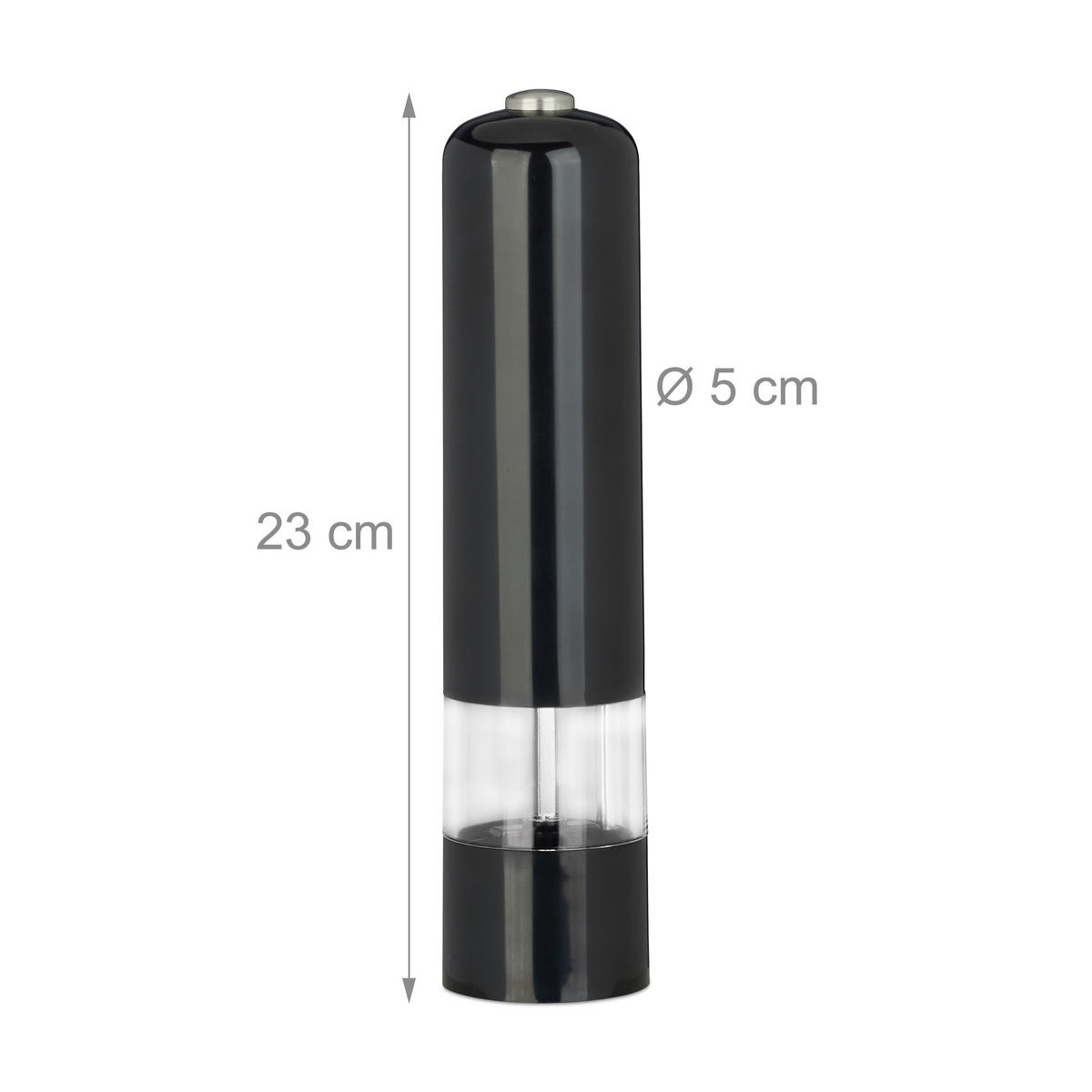 2xPFEFFERMÜHLE - Multicolor, Keramik/Kunststoff (5/23/5cm) - Relaxdays