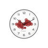 WANDUHR Open Gear Schwarz 40/5.66/40 cm - Schwarz, Kunststoff (5.66/40/40cm) - Karlsson