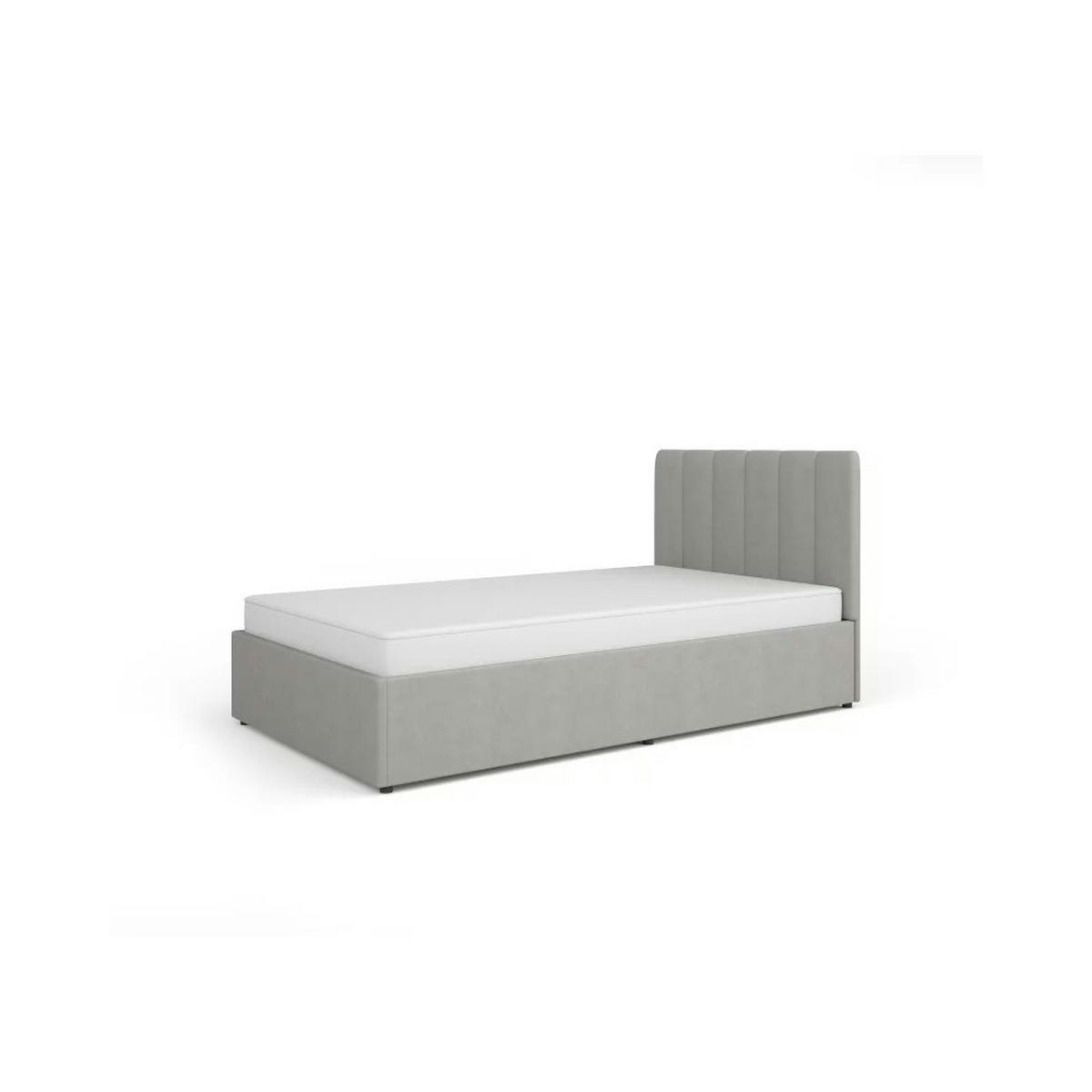 JUGENDZIMMER Mossa in Anthrazit & Eiche Whisky 4 teilig mit Polsterbett 120er Breite, Kleiderschrank, Schreibtisch und Nachttisch - Schwarz, Holzwerkstoff (80/200/120cm)