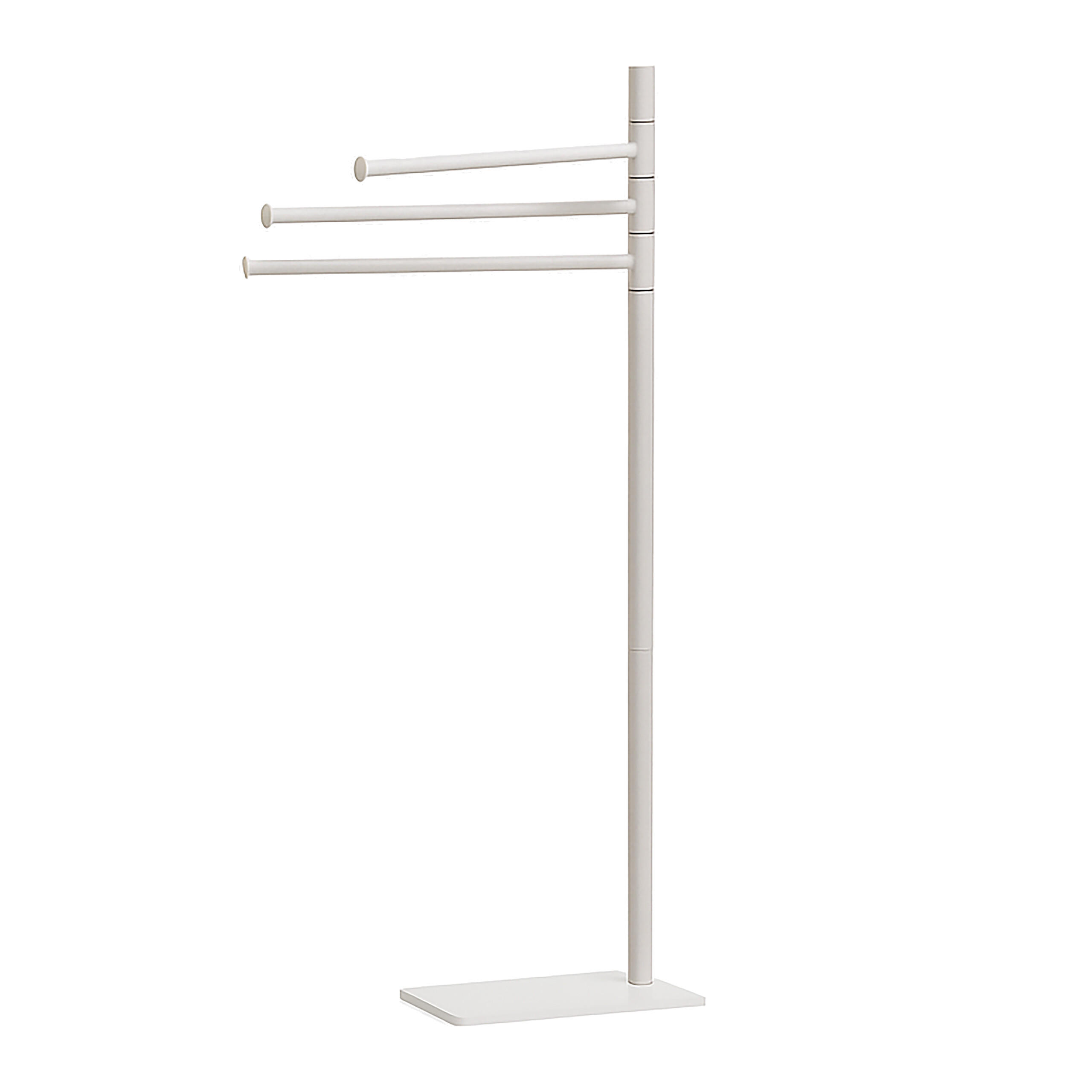 HANDTUCHSTÄNDER - Weiß, Metall (33.5/83/14cm) - Relaxdays