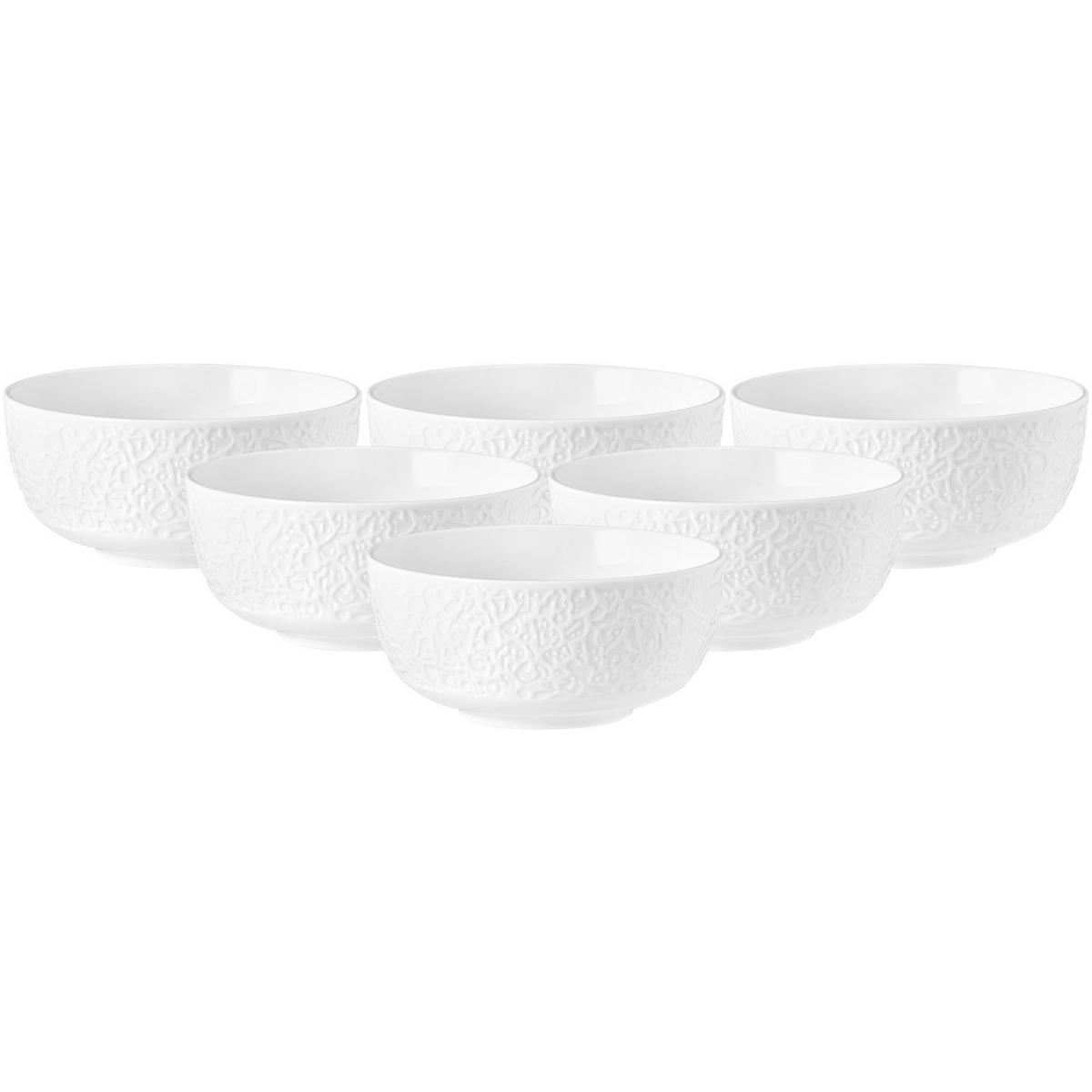 MÜSLISCHALEN Nori Home weiß ø 15,1 cm 6er Set - Weiß, Keramik (15.1cm) - Seltmann Weiden