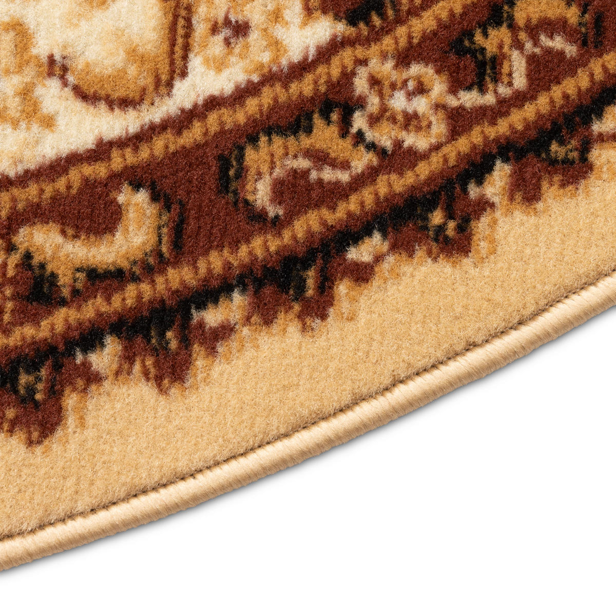 TEPPICH ATLAS rund creme orientalisch 160/210 cm - Creme, Textil (160/210cm) - Tapiso