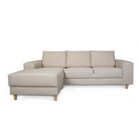 ECKSOFA hell beige - Beige, Textil (222/148cm) - ebuy24
