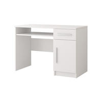 KINDERSCHREIBTISCH OLMO 08 110/50/76 Weiß - Weiß, Holzwerkstoff (110/76/50cm) - Deine Möbel 24