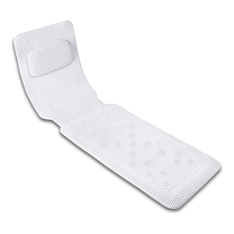 BADEWANNENKISSEN , mit 3D-Air-Mesh-Kissen - Weiß, Kunststoff (36/125cm) - BELZ
