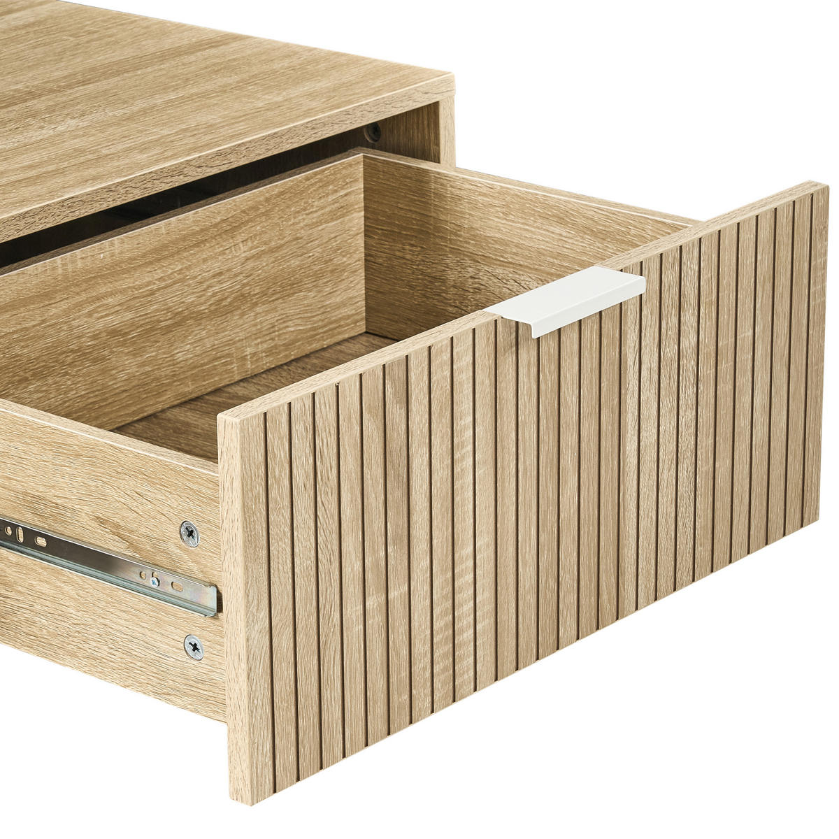 COUCHTISCH Hellbraun Royalla - Hellbraun, Holzwerkstoff (50/110/40cm) - Beliani