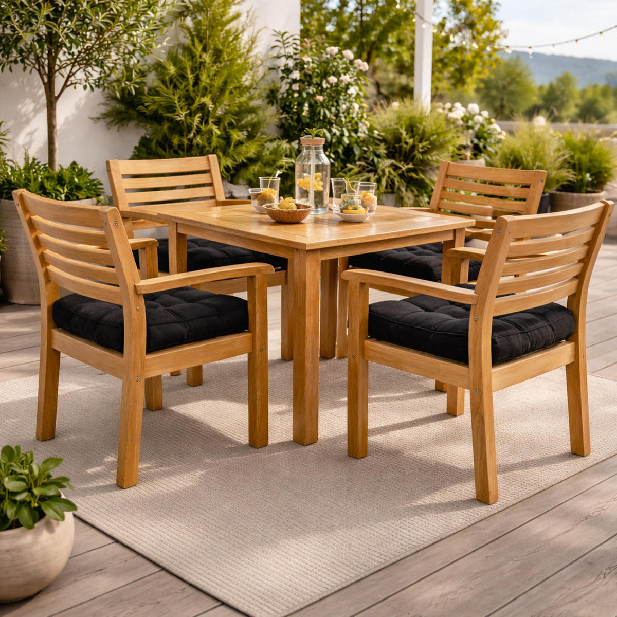 SITZKISSEN 48x113 cm Anthrazit - Anthrazit, Textil (50/8/50cm) - QUICK STAR