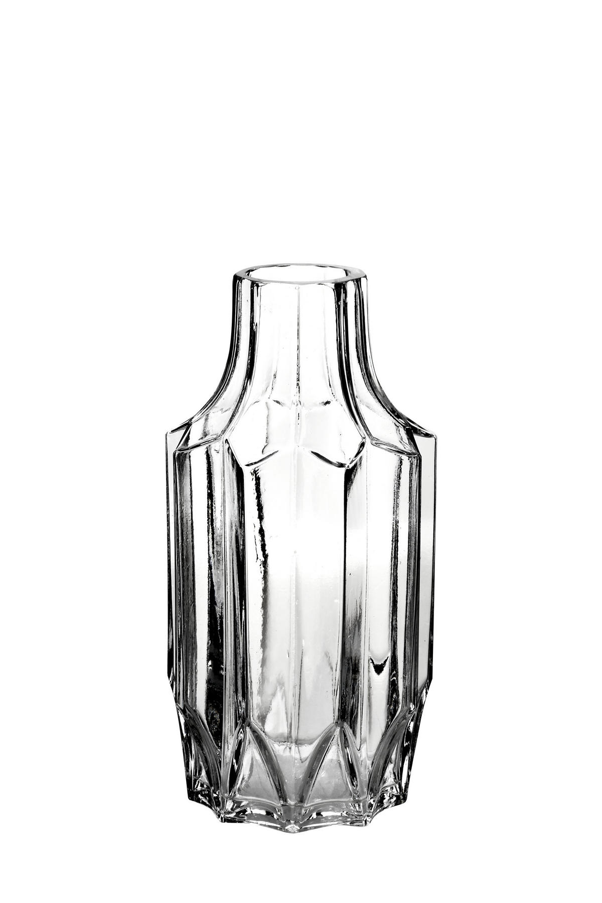 VASE Serenite Transparent 13.5/13.5/26 cm Glas - Transparent, Glas (26cm) - Mondex