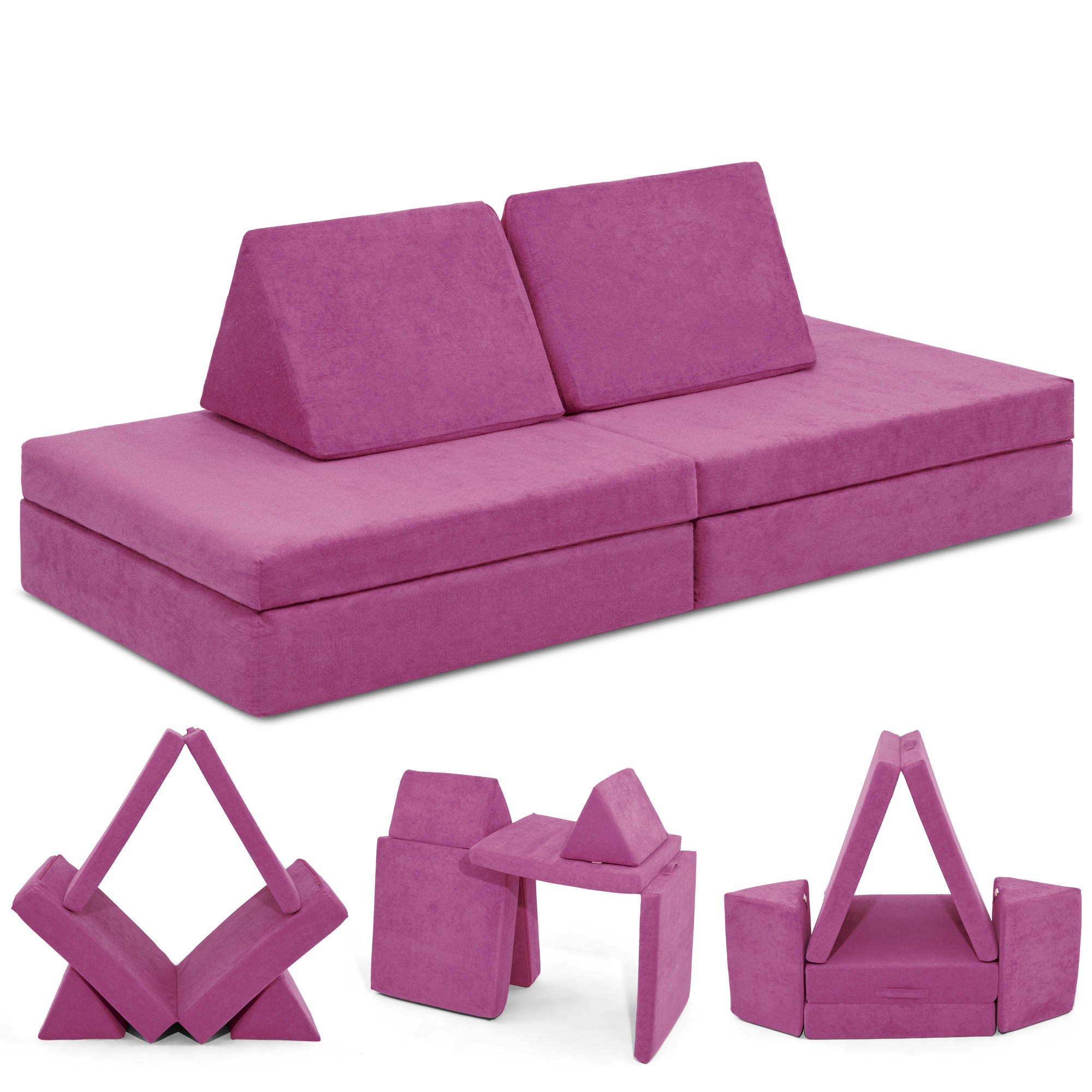 Linodino Spielsofa Lila 150x52x66 cm