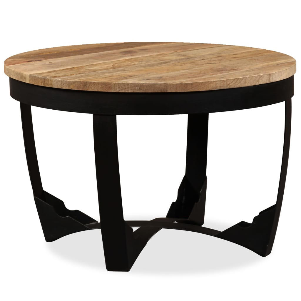 COUCHTISCH Raues Massivholz Mango 60x40 cm - Braun, Holzwerkstoff (60/60/40cm) - furnicato