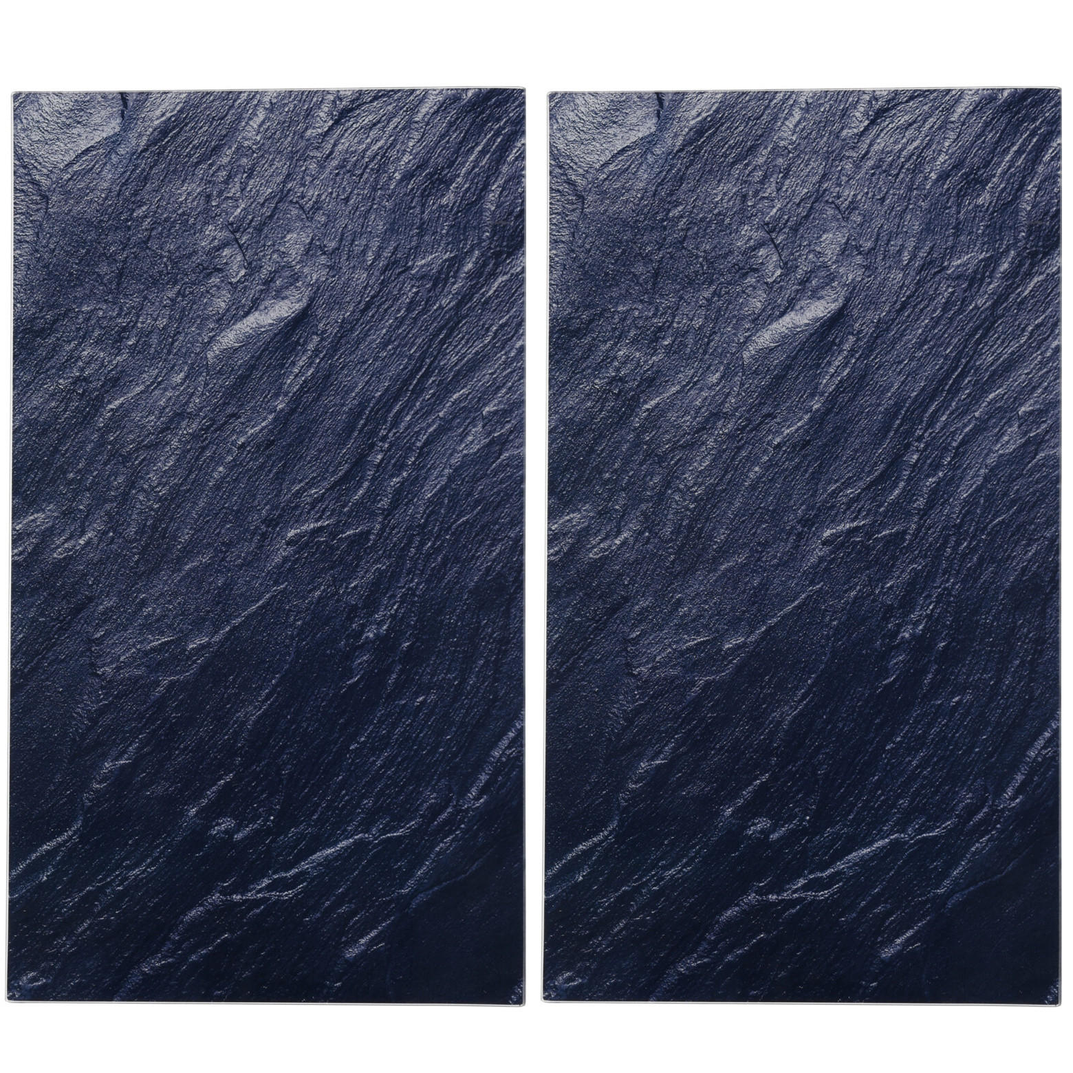 Excellent Houseware Herdabdeckplatten Dunkelblau 30x1x52 cm