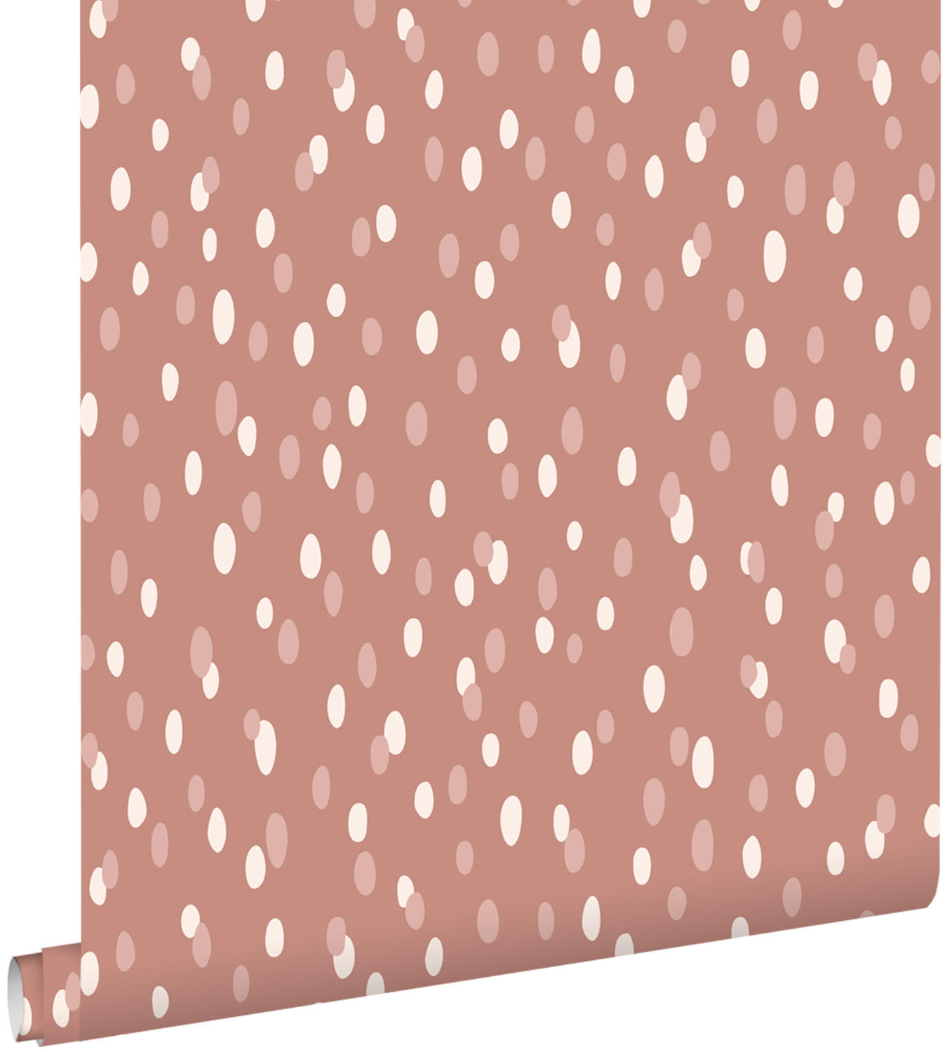 TAPETE Punkte 50 x 900 cm - Pink, Papier (50/0.1cm) - ESTAhome