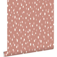 TAPETE Punkte 50 x 900 cm - Pink, Papier (50/0.1cm) - ESTAhome