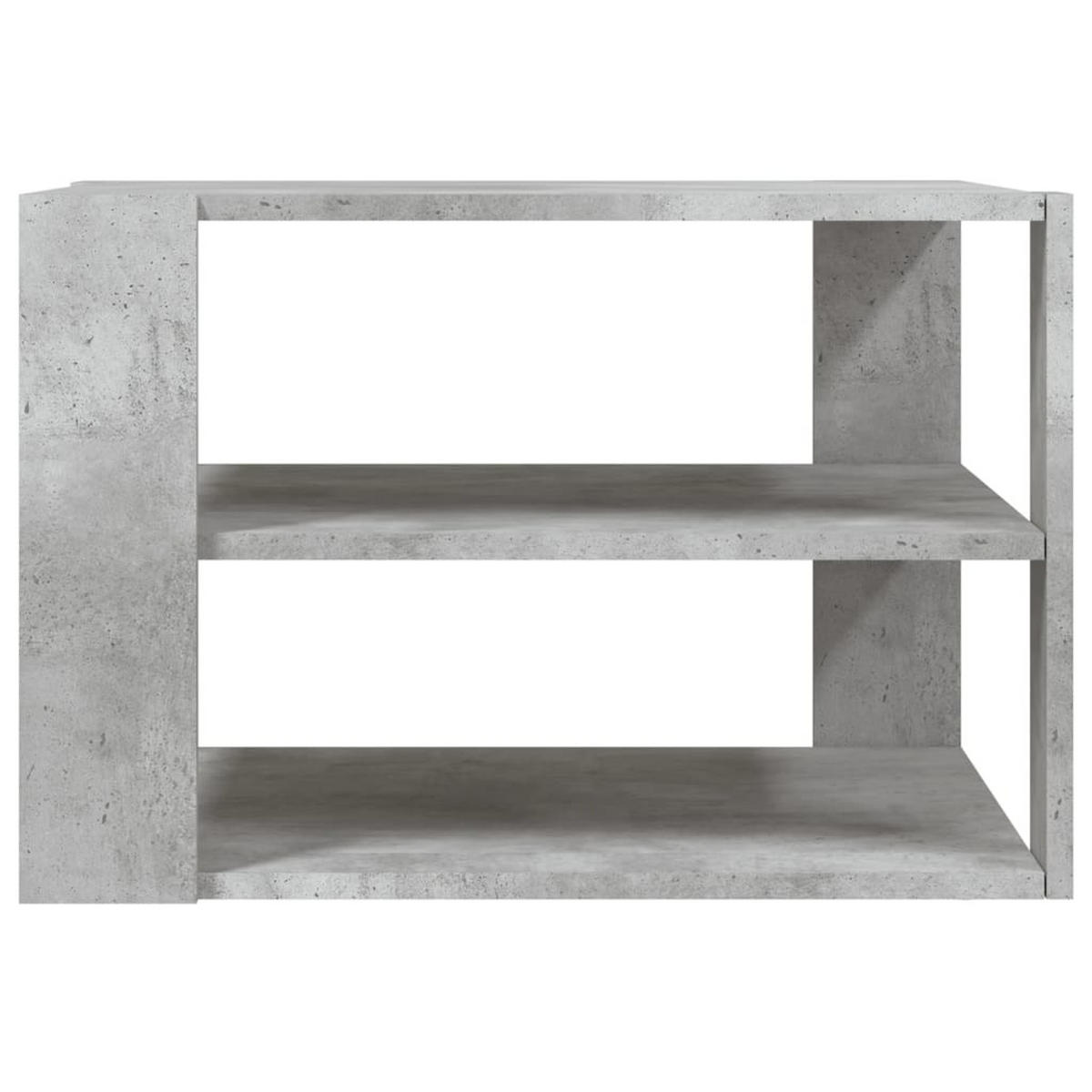 COUCHTISCH Betongrau 59,5x59,5x40 cm Holzwerkstoff - Grau, Holzwerkstoff (59.5/59.5/40cm) - furnicato