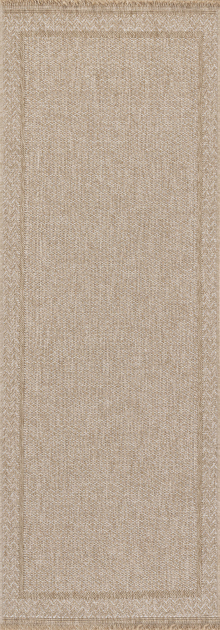 OUTDOORTEPPICH Jute-Optik 80/220 cm Beige - Braun, Kunststoff/Textil (80/220cm) - LIVABLISS