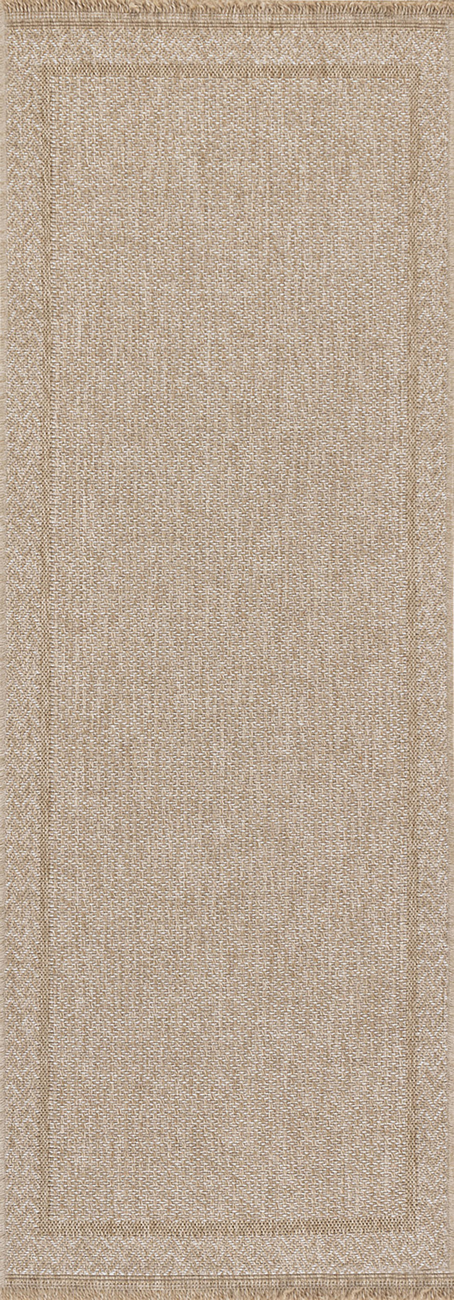 OUTDOORTEPPICH Jute-Optik 80/220 cm Beige - Braun, Kunststoff/Textil (80/220cm) - LIVABLISS