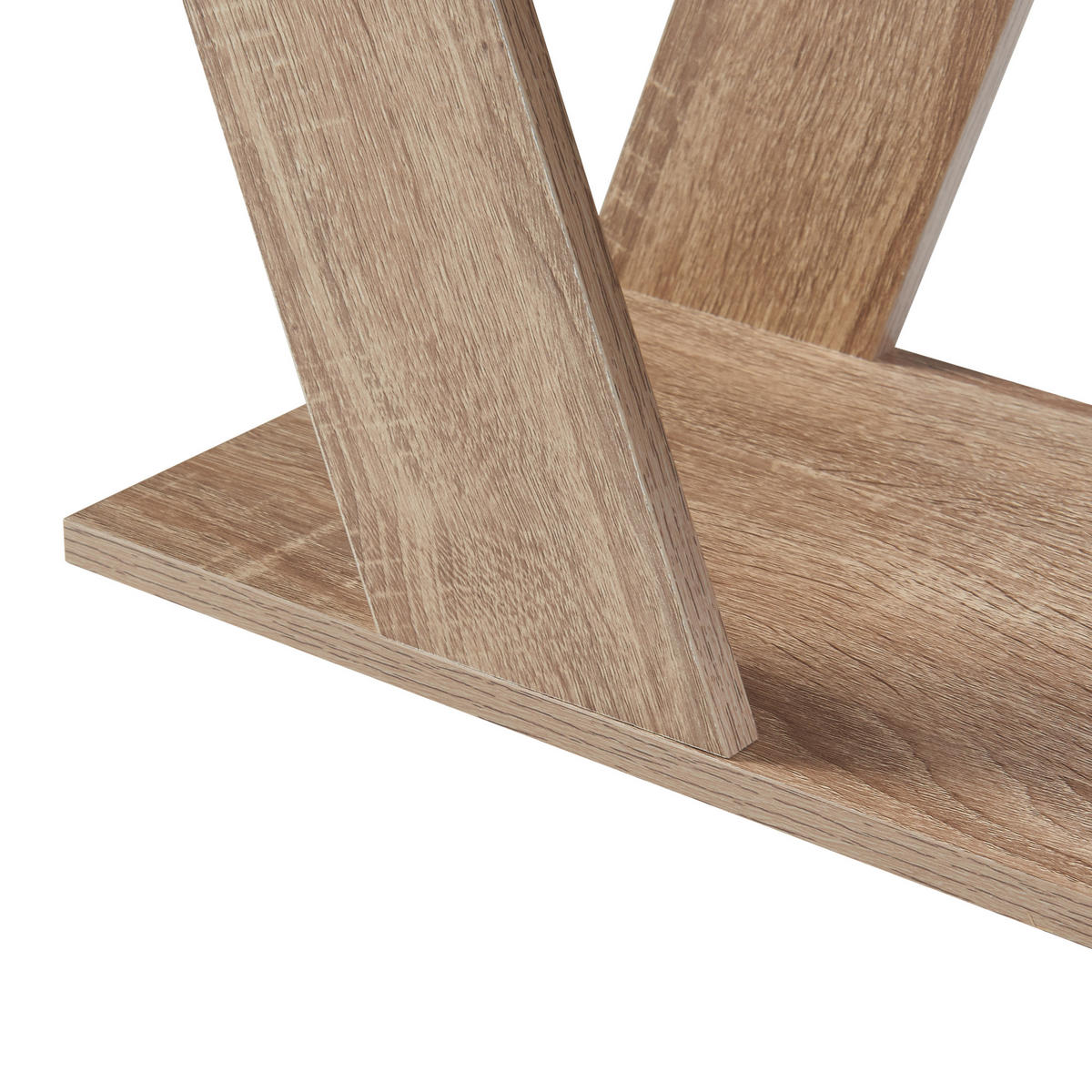 BEISTELLTISCH Nome - Eichefarben, Holzwerkstoff (60/22/57cm) - [en.casa]