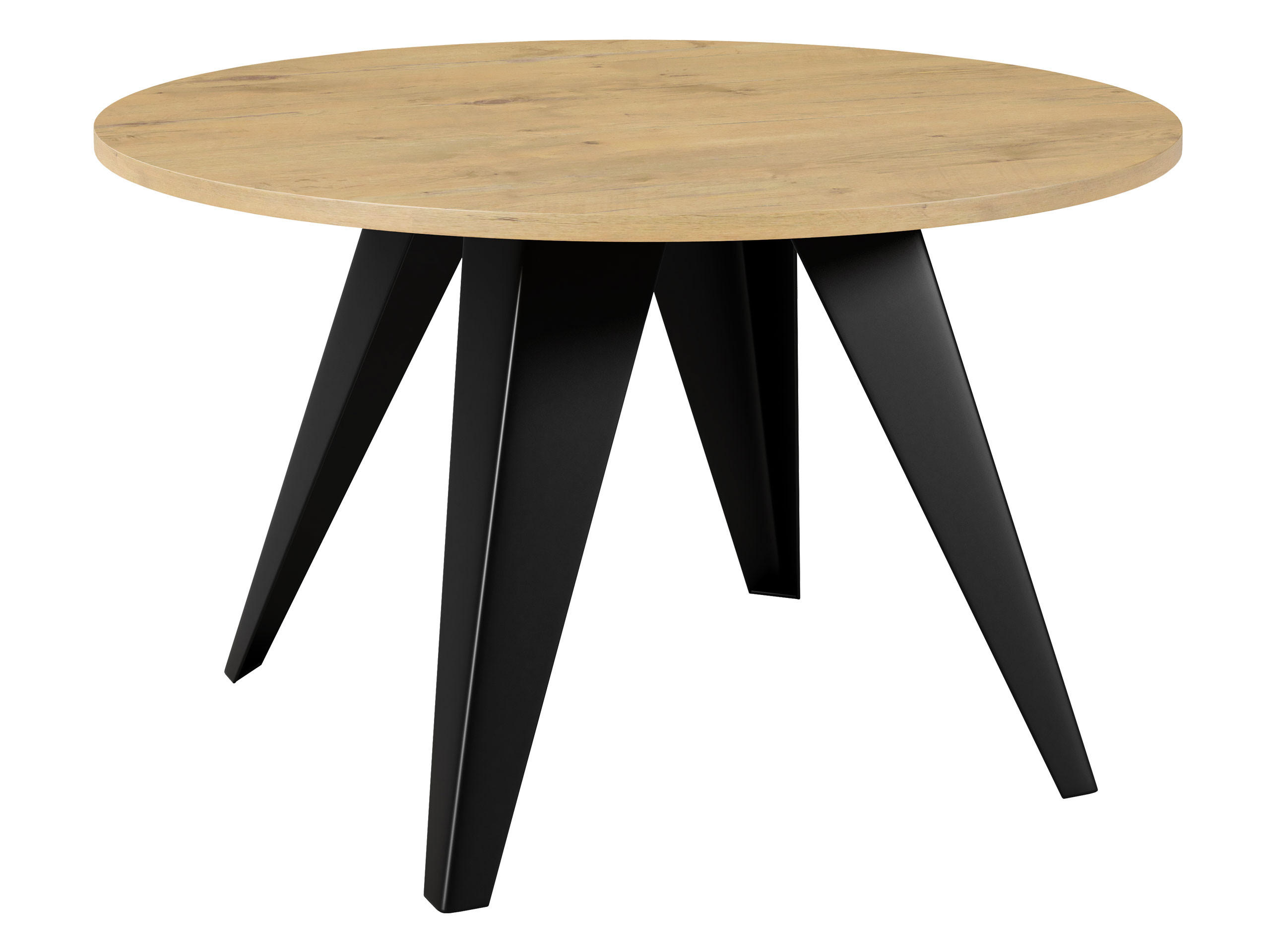 COUCHTISCH Fare - Schwarz/Naturfarben, Holzwerkstoff/Metall (75/75/50cm) - MIRJAN24