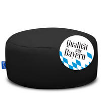 POUF M schwarz - Schwarz, Textil (500/200/500cm) - Bruni