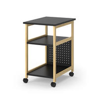 VOZÍK Elvia Černá - černá, kompozitní dřevo (51/36/61cm) - Vicco