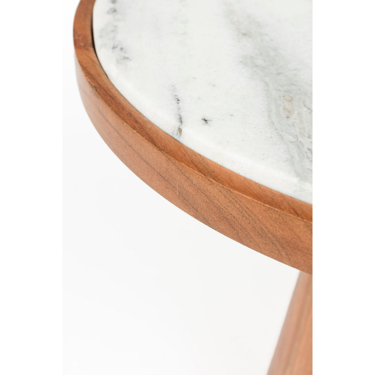 COUCHTISCH Mees Rund 50 cm - Braun, Holz (50/50/40cm) - Housecraft Living