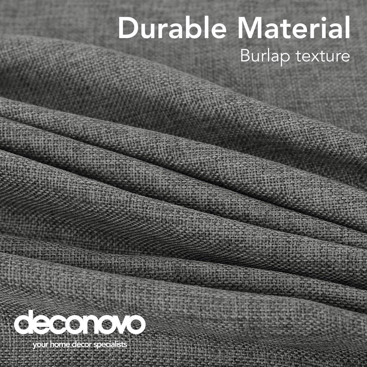 TISCHDECKE Leinenoptik Grau 220 x 130 cm - Grau, Textil (220/130/1cm)