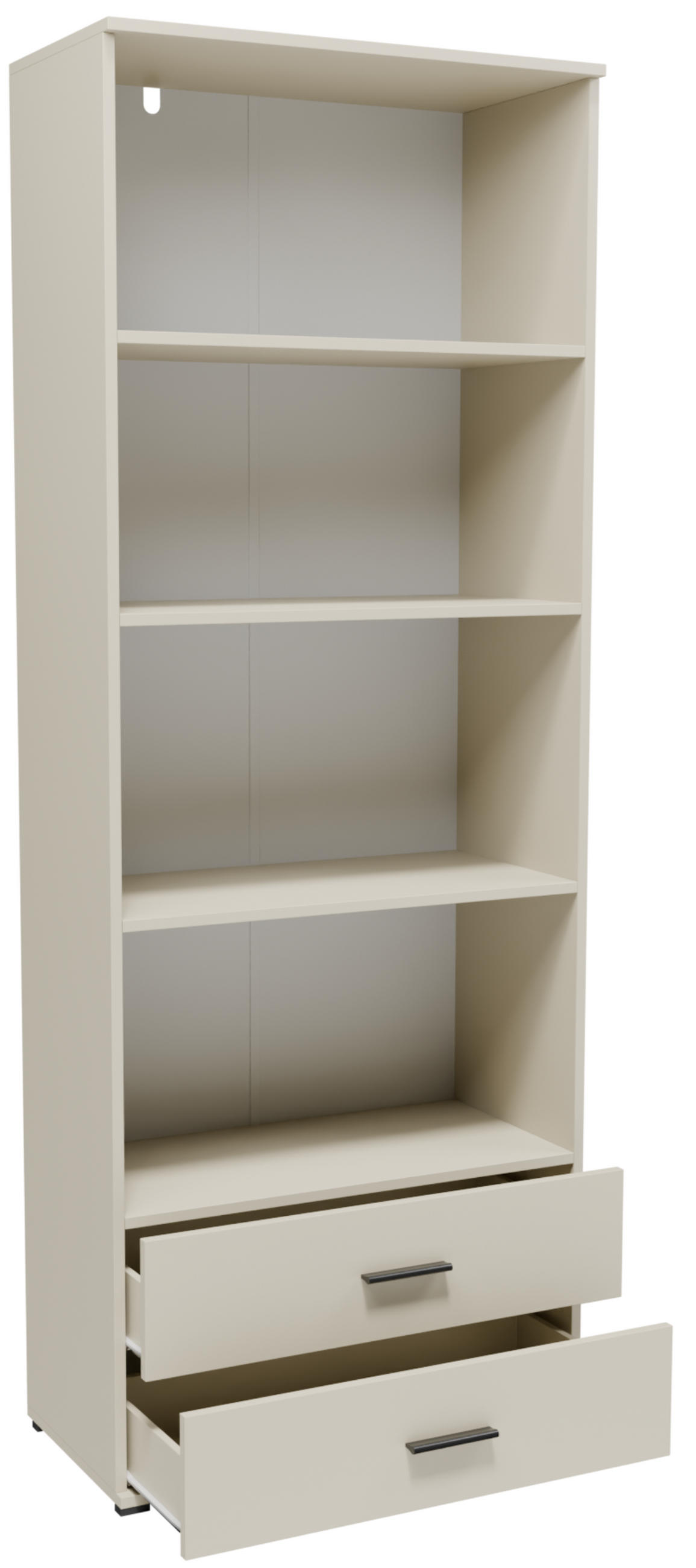 BÜCHERREGAL CR3-ST4 Kaschmir69/34/180 cm - Kaschmir, Holzwerkstoff (69/180/34cm)