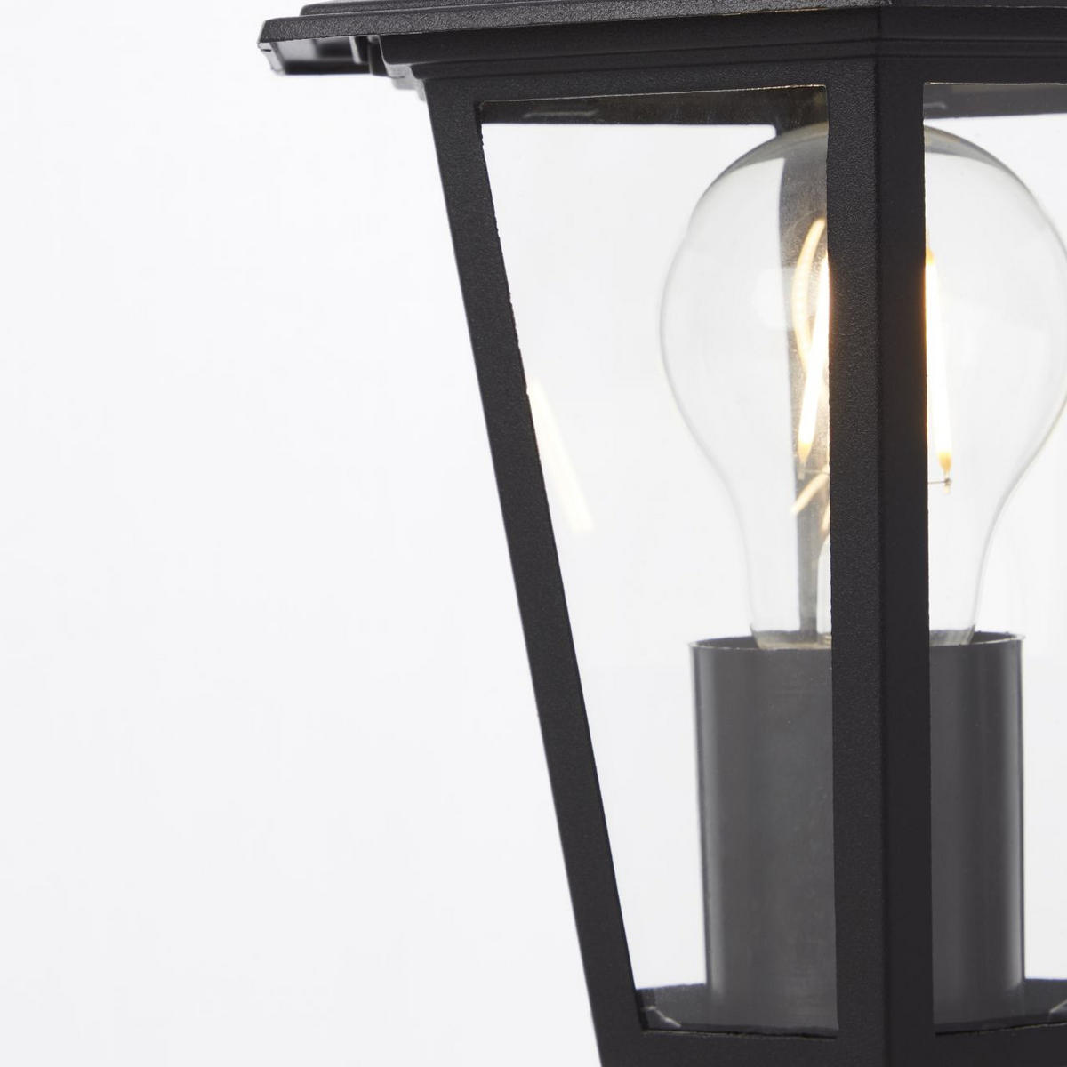 AUSSENSOCKELLEUCHTE Carleen 90988A06 - Schwarz, Metall (16.5/19/36.3cm) - Brilliant