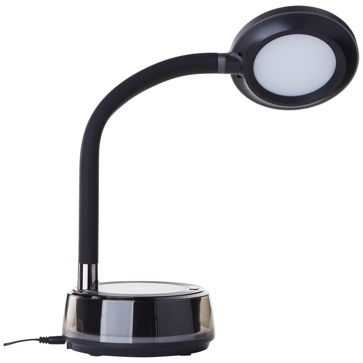 TISCHLEUCHTE Moonglow Schwarz 15/15/53 cm - Schwarz, Kunststoff (15/15/53cm) - Brilliant