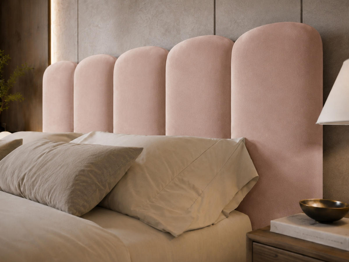POLSTERBETT TEDDY 180x200 cm in Rosa, gepolstertes Kopfteil, Lattenrost, Bettkasten, Velvet-Stoff - Pink, Holz/Textil (180/200cm) - EMLAR Home