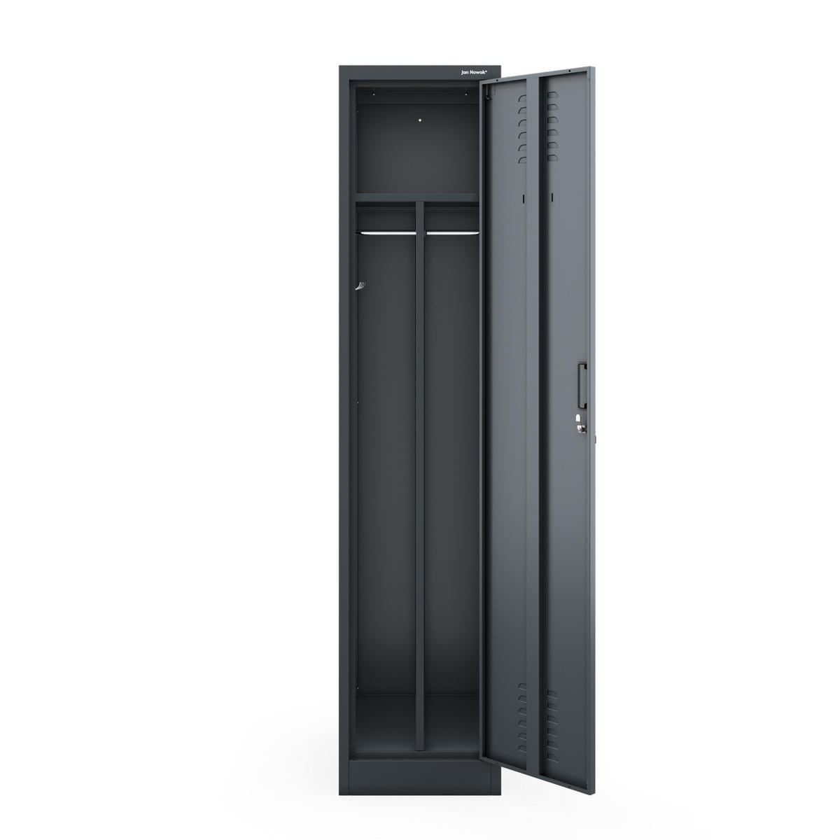 METALL-ARBEITSSCHRANK KACPER 1 Plus - Anthrazit, Metall (40/180/50cm) - Jan Nowak