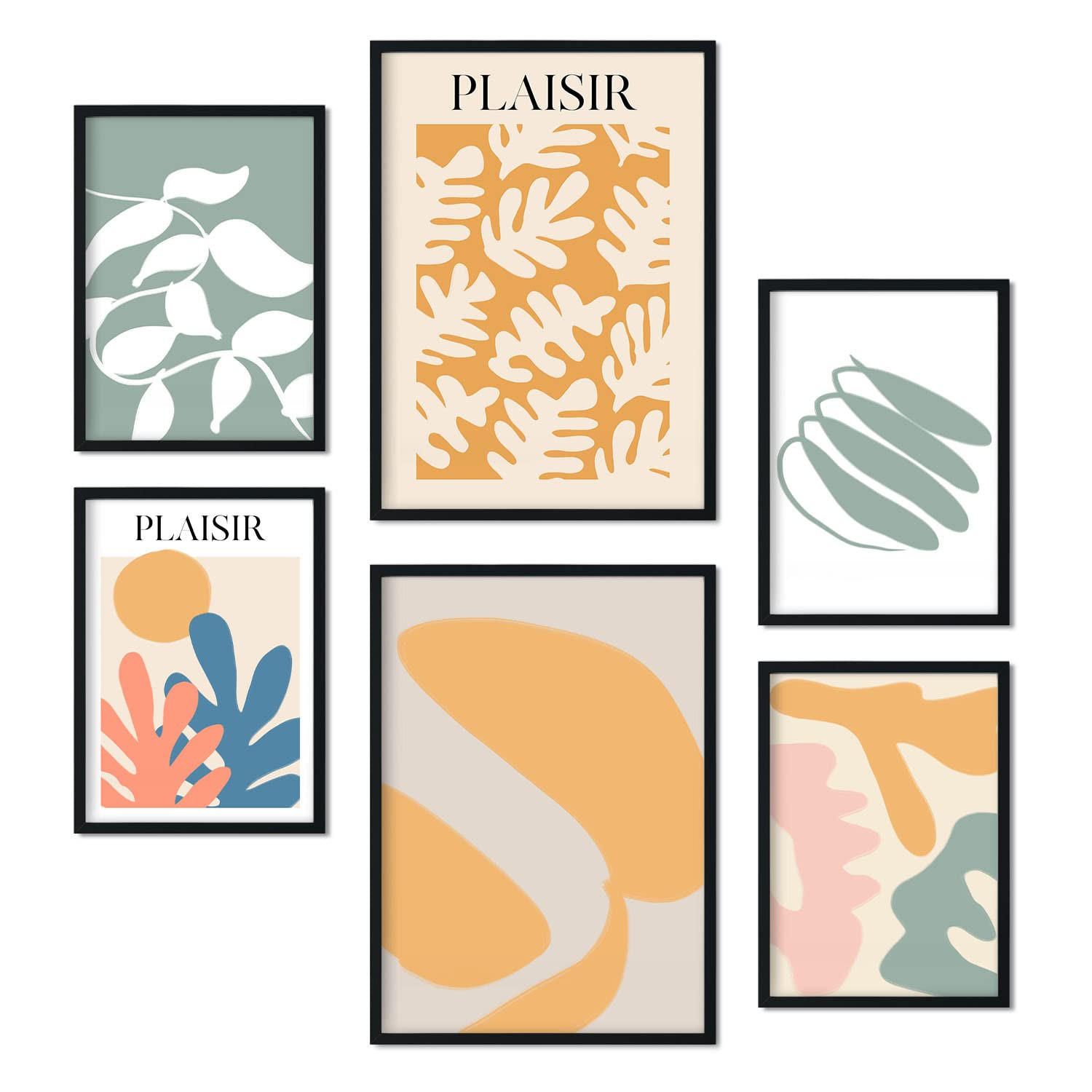 Nacnic Poster Schwarz 29x3 cm