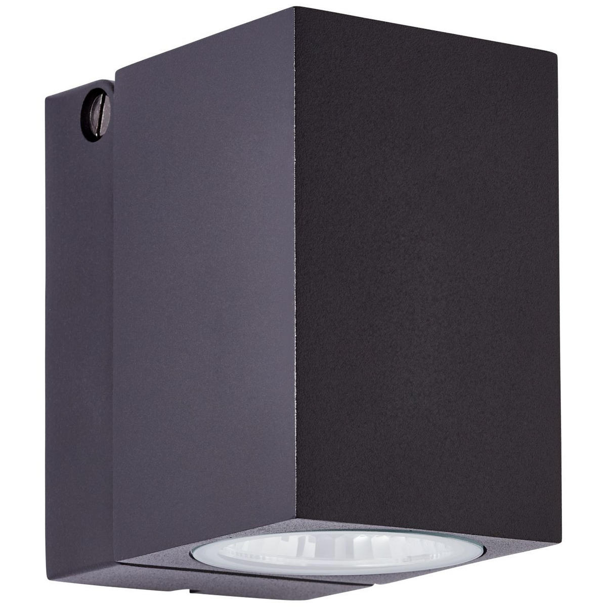 AUSSENWANDSTRAHLER Burk G90980A06 - Schwarz, Metall (6.5/10/9.5cm) - Brilliant