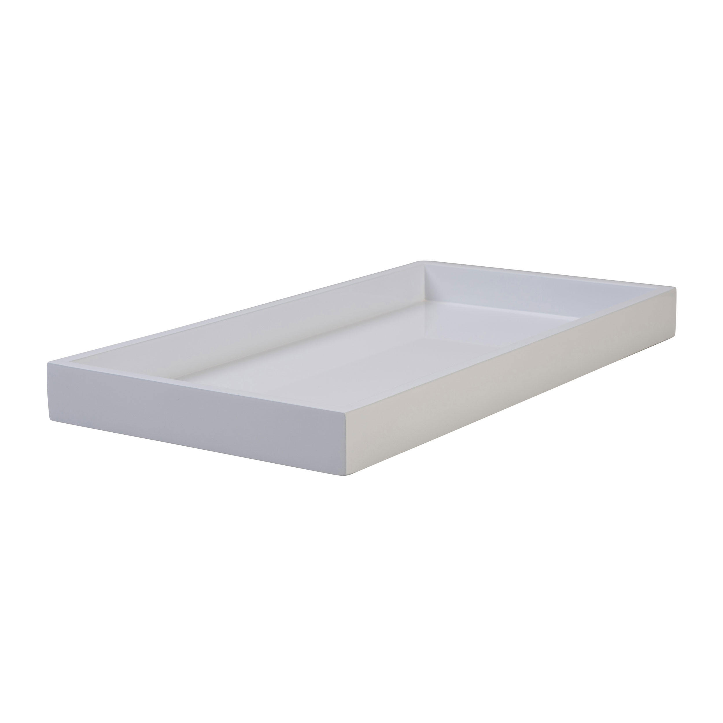 DEKOTABLETT Spa S, rechteckig, MDF, Weiß, 40 x 21 cm - Weiß, Holzwerkstoff (3.5cm) - Gift Company