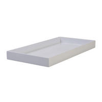 DEKOTABLETT Spa S, rechteckig, MDF, Weiß, 40 x 21 cm - Weiß, Holzwerkstoff (3.5cm) - Gift Company