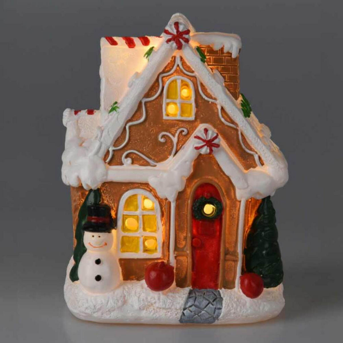 LEBKKUCHENHAUS Figur 10 cm - Multicolor, Keramik (6/10.5/8.3cm) - Home Styling Collection