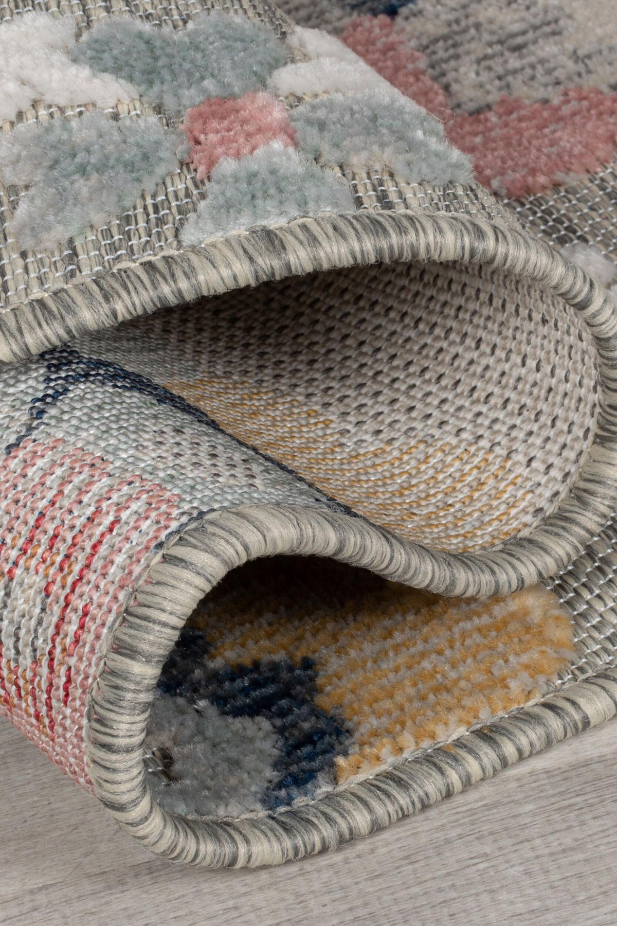 OUTDOOR-TEPPICH Floral-Design, UV-beständig LAGAN GLEN, Multi 200x290 cm - Multicolor, Textil (200/290cm) - KADIMA DESIGN