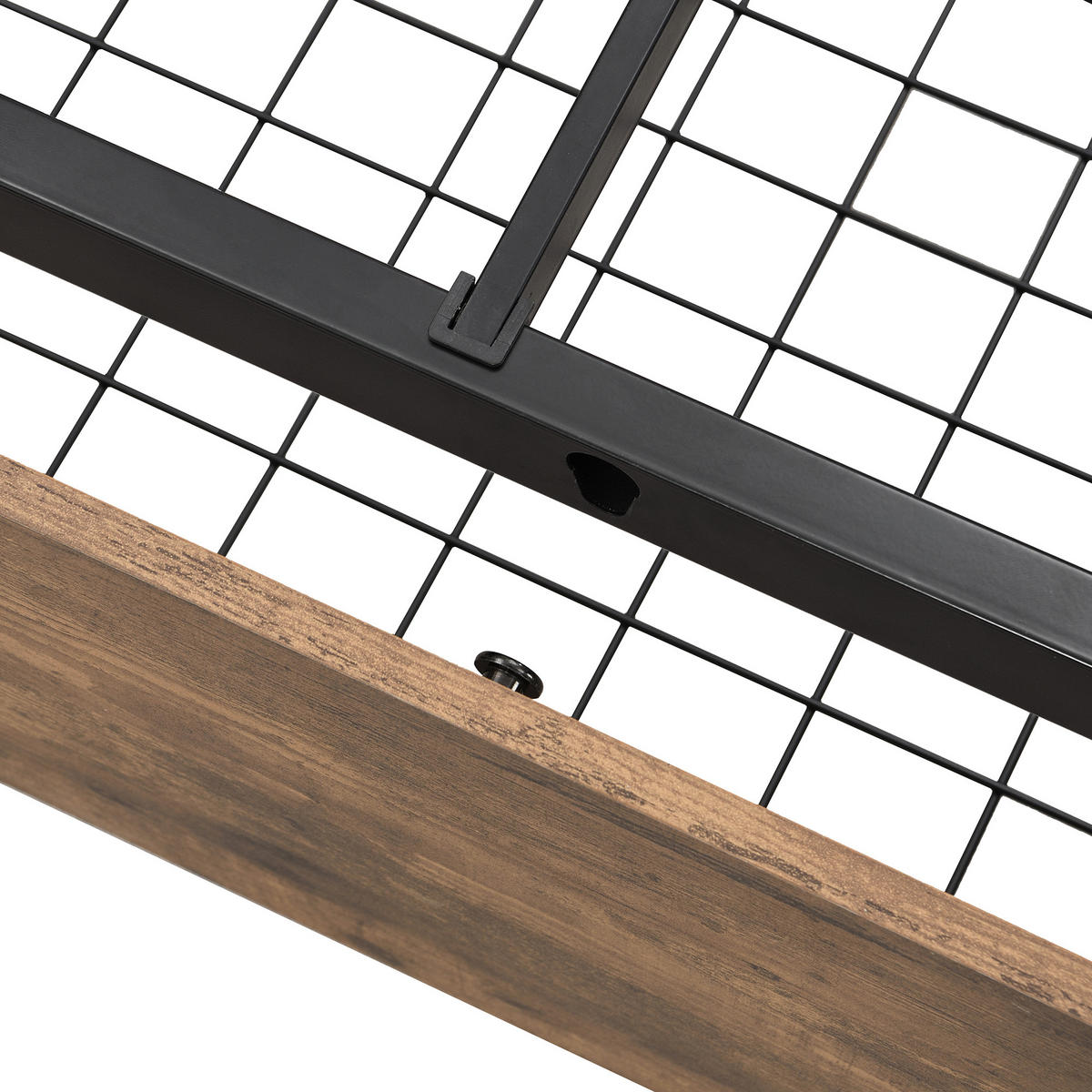 POLSTERBETT 140/200 cm Schwarz mit LED-Beleuchtung und 4 Schubladen - Schwarz, Kunststoff (140/200cm) - OKWISH